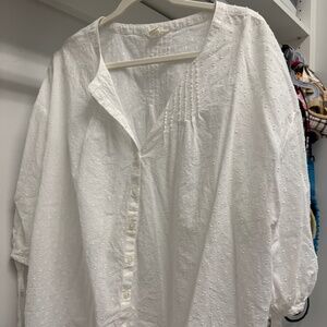 Caslon 100% Cotton Blouse (new)